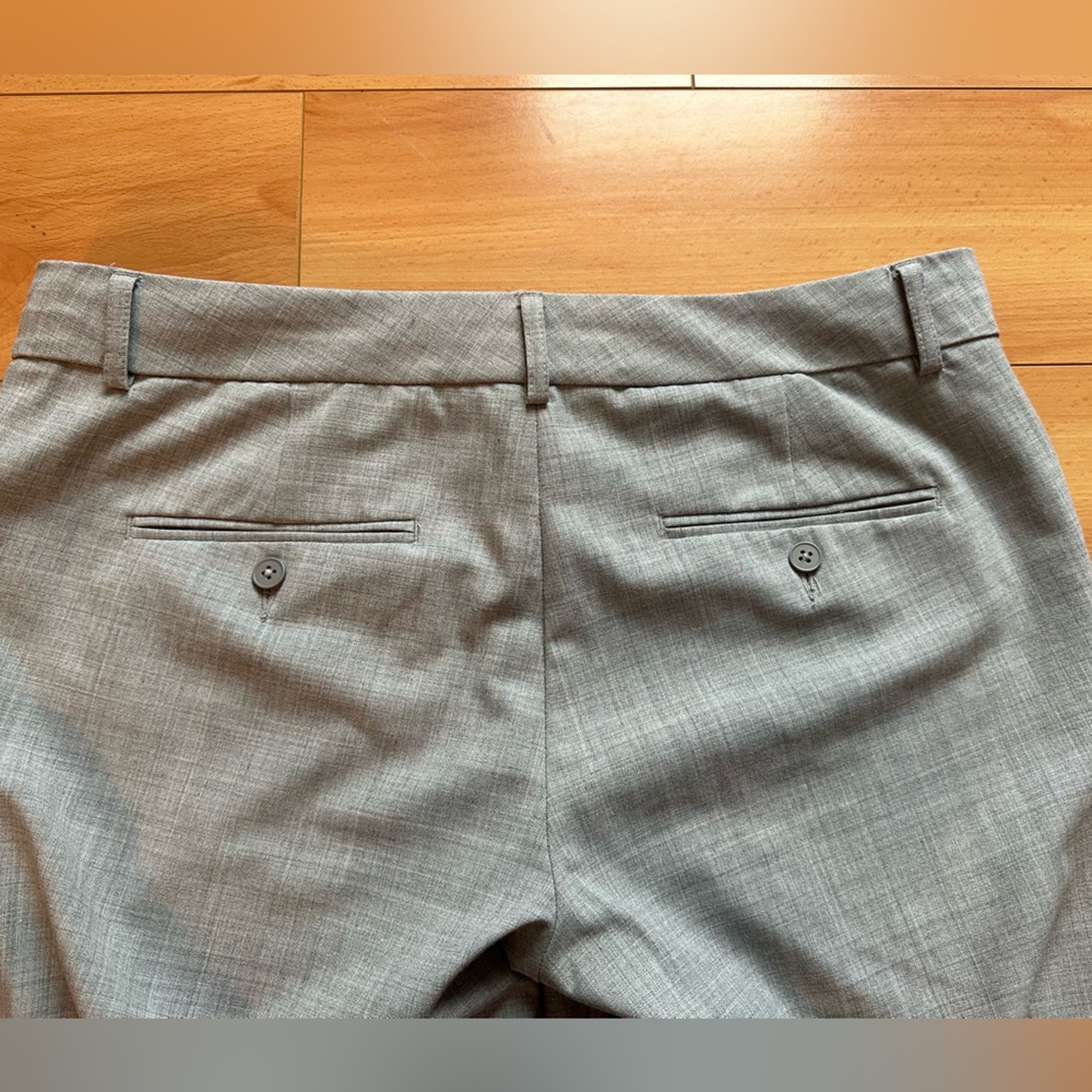 Express Women's Light Gray Wide Leg Pants trouser pants boot cut editor 10R - Picture 8 of 12